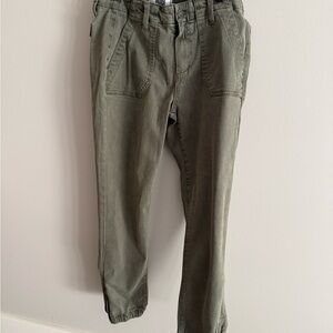 Paige
Mayslie Mid-Rise Ankle Straight-Leg
Denim Joggers